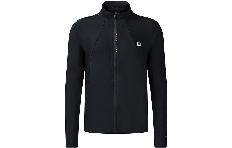 Order FILA  Lightweight Cooling Zip-Up Jacket Black with Logo Design. A11M221503FBK