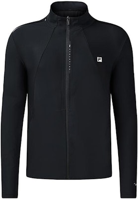 FILA Lightweight Cooling Zip-Up Jacket Black with Logo Design. A11M221503FBK Order FILA Lightweight Cooling Zip-Up Jacket Black with Logo Design. A11M221503FBK