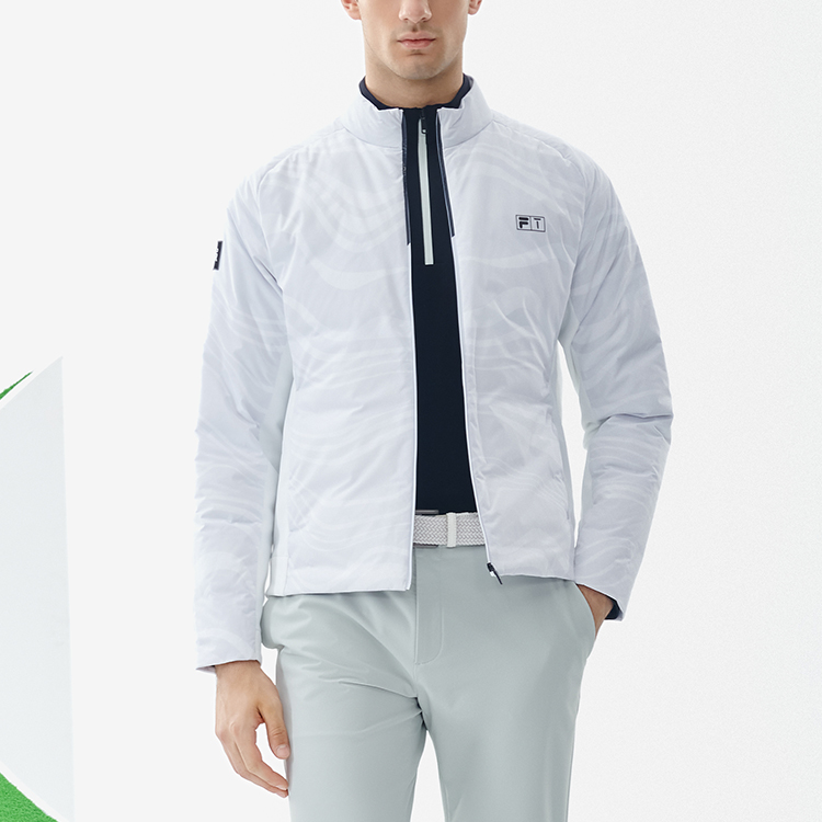 Purchase FILA  Lightweight Golf Logo Down Jacket - White. A11M245907F-WT