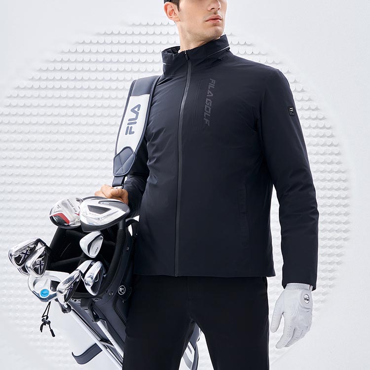 FILA  Lightweight Goose Down Jacket Black - Athletics Collection A11M245906FBK 圖 6