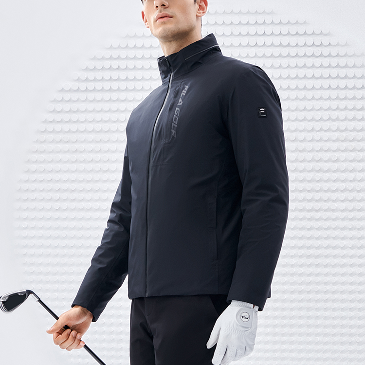 FILA  Lightweight Goose Down Jacket Black - Athletics Collection A11M245906FBK 圖 7