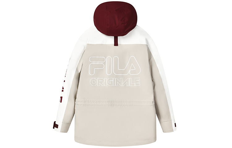 FILA  Lightweight Quilted Hooded Down Jacket in Light Beige. F11M249920F-LK 圖 3