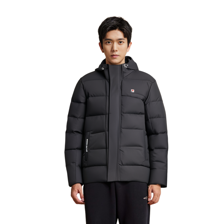 FILA  Logo Insulated Zip Down Jacket - Legendary Blue F11M241906F-NV 圖 4