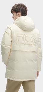 FILA Jaket Down Panjang Sedang dengan Logo Cetak - Putih. F11M349904F-IV Purchase FILA Jaket Down Panjang Sedang dengan Logo Cetak - Putih. F11M349904F-IV