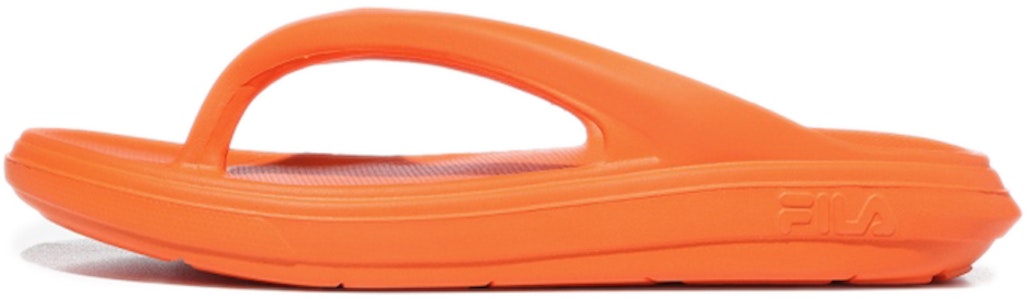 Fila 斐樂 韓版 輕便舒適 戶外人字拖鞋 橙色 Buy Fila 斐樂 韓版 輕便舒適 戶外人字拖鞋 橙色