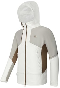 FILA Jaket Hoodie Outdoor Colorblock - Cloud White. A11M417701F-WT Shop FILA Jaket Hoodie Outdoor Colorblock - Cloud White. A11M417701F-WT