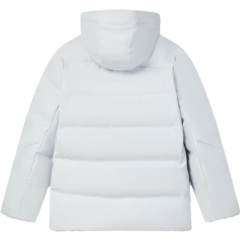 Lookbook FILA Jaket Puffer Hoodie Abu-abu Phantom - Kasual & Hangat. F11M342908F-GY