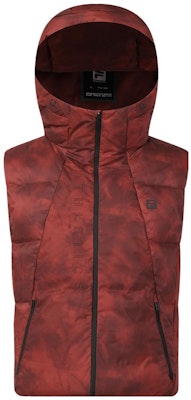 FILA Printed Sleeveless Fitness Down Vest - All-Over Print Edition A11M341903F-ZA Order FILA Printed Sleeveless Fitness Down Vest - All-Over Print Edition A11M341903F-ZA