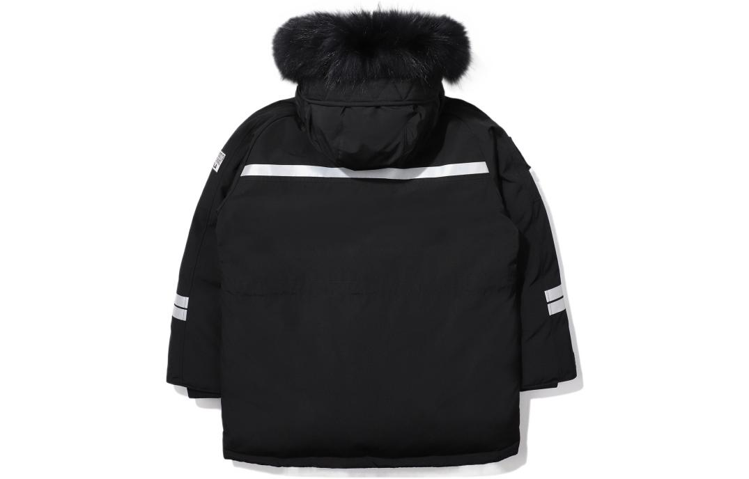 Lookbook FILA Jaket Quilted Puffer Logo Blok Warna, Hitam. FS2DJE4121X-BLK