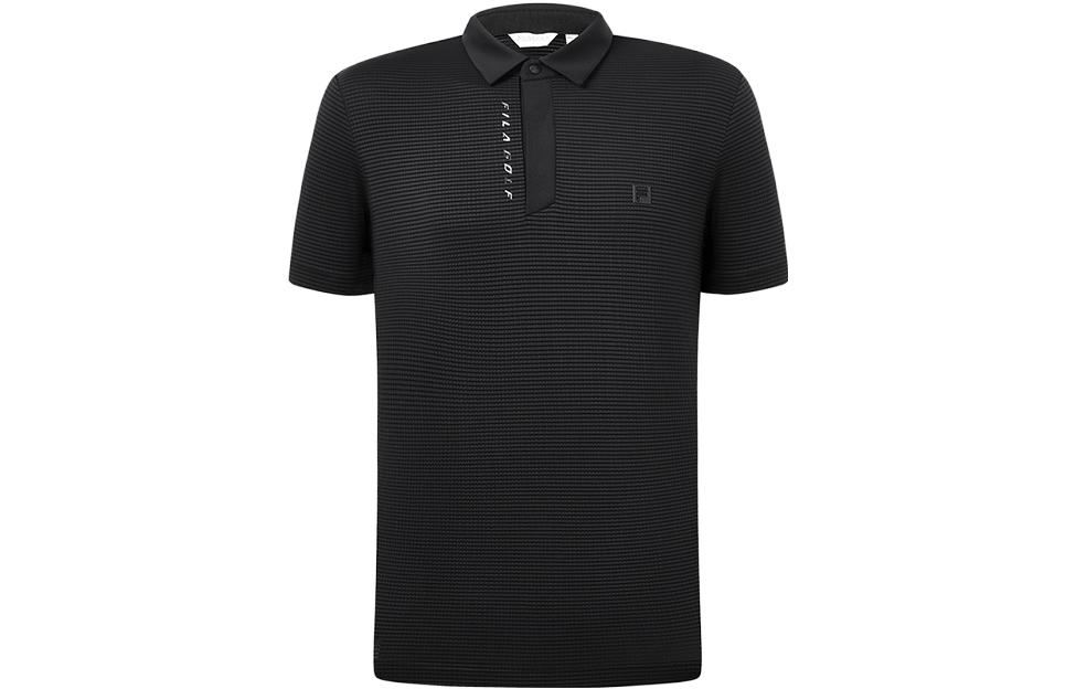 Order FILA 素色精英高爾夫針織Polo衫 - 深黑色 A11M335116ABK