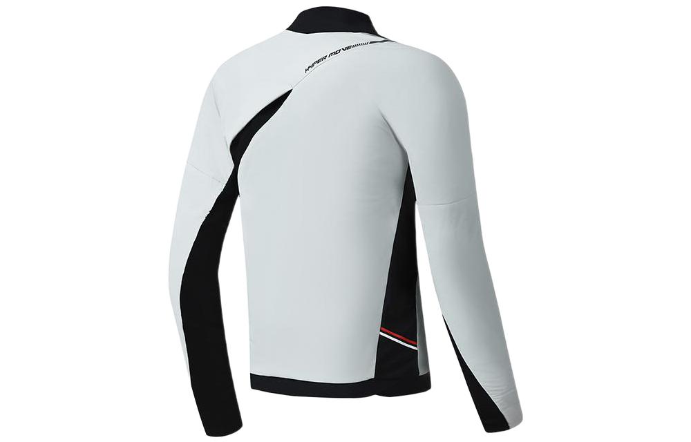 FILA  Solid Color Logo Print Zip Jacket in Misty Gray Blue. A11M315905F-LB 圖 3