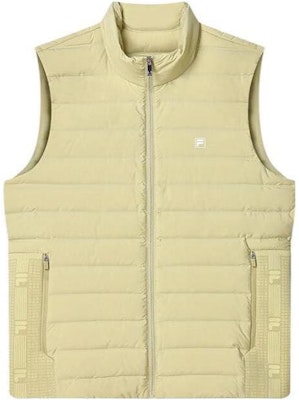 FILA 纯色拉链羽绒背心 - 杨桃黄 F11M342915F-YE Buy FILA 纯色拉链羽绒背心 - 杨桃黄 F11M342915F-YE