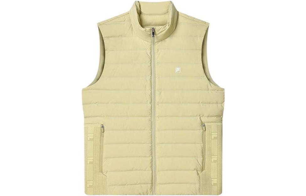Order FILA  Solid Color Zip-Up Down Vest - Starfruit Yellow F11M342915F-YE