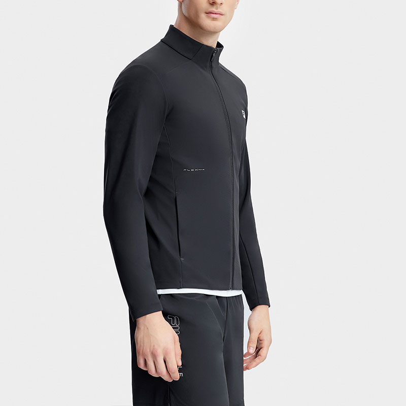 Details for Chaqueta de Punto FILA con Logo Sólido y Cuello Alto en Negro Intenso. A11M331502ABK