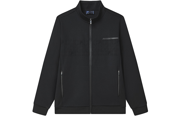 Order FILA ソリッドジップアップジャケット ブラック. F11M312501F-BK