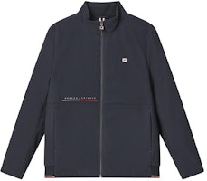 FILA Solid Zip-Up Stand Collar Casual Sports Jacket - Legend Blue F11M411901F-NV FILA Solid Zip-Up Stand Collar Casual Sports Jacket - Legend Blue F11M411901F-NV