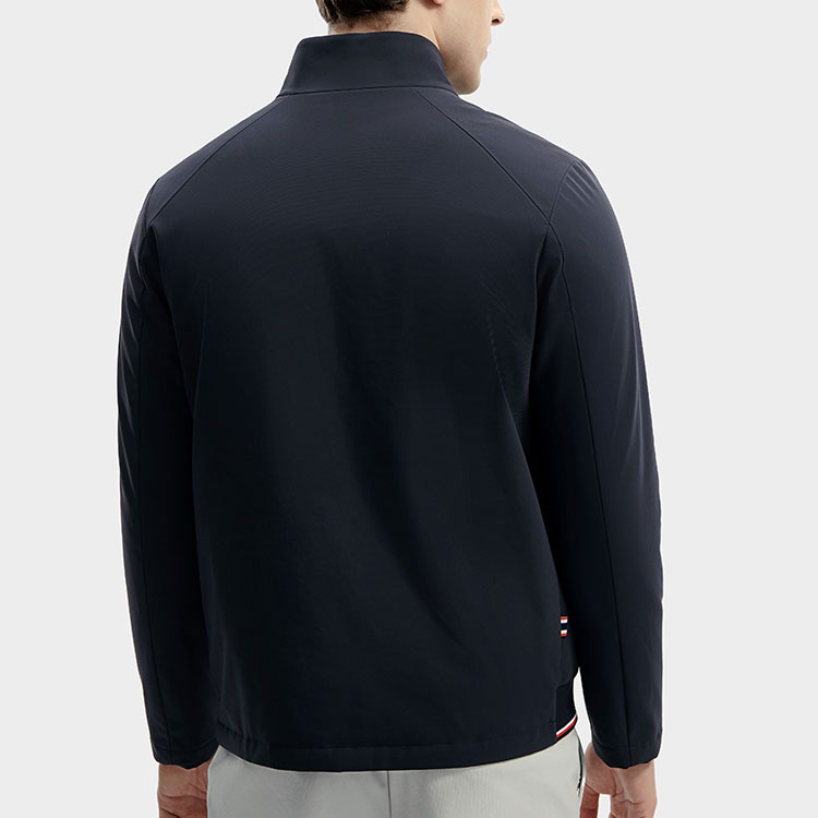 Shop FILA Jaket Olahraga Kasual Resleting Berdiri - Legend Blue F11M411901F-NV