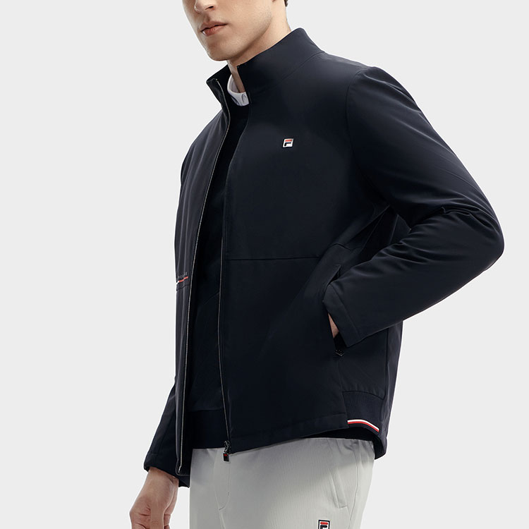 Purchase FILA Jaket Olahraga Kasual Resleting Berdiri - Legend Blue F11M411901F-NV