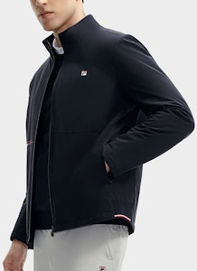 FILA Jaket Olahraga Kasual Resleting Berdiri - Legend Blue F11M411901F-NV Purchase FILA Jaket Olahraga Kasual Resleting Berdiri - Legend Blue F11M411901F-NV