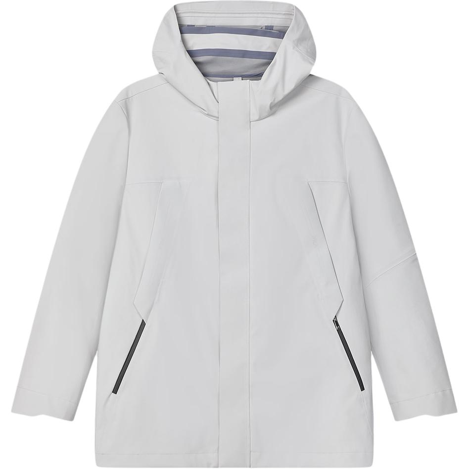 Order FILA Jaket Kasual 2-in-1 dengan Hoodie Lepas Pasang - Mountain Rock Gray. F11M412701F-GY