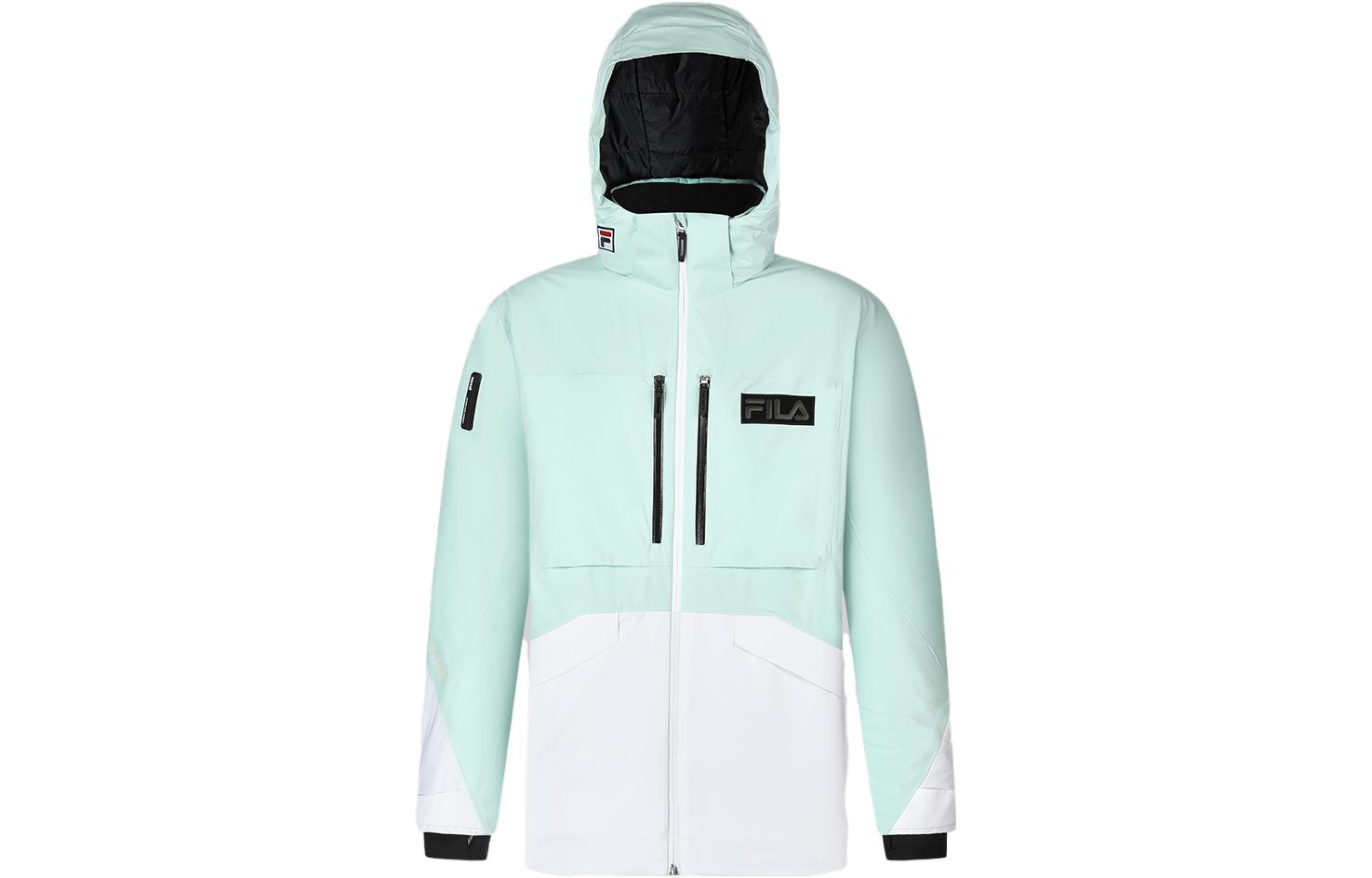 FILA  Waterproof Windproof Ski Jacket with Contrast Color - Eggshell Green A11M346911F-TQ