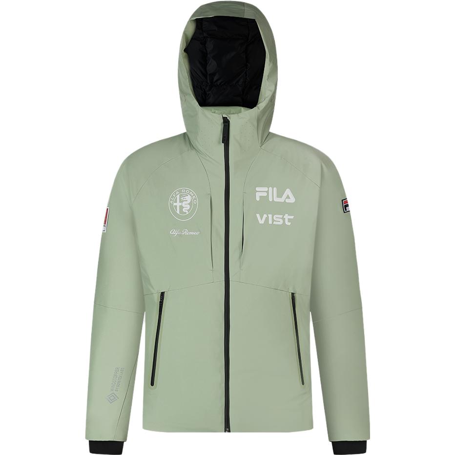 FILA  Windproof Ski Outdoor Down Jacket in Shimmering Green. A11M346904F-TQ 圖 3