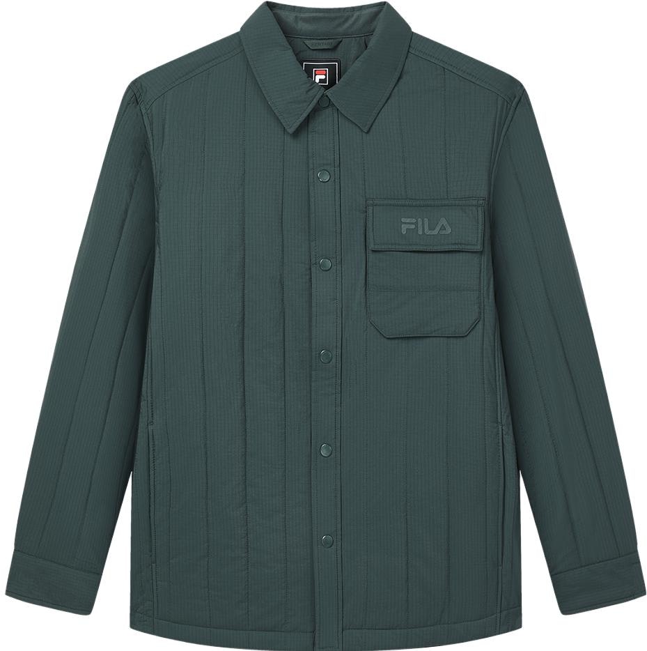 fila-winter-insulated-shirt-jacket-deep-bamboo-green-single-button-f11-m348902-f-dg
