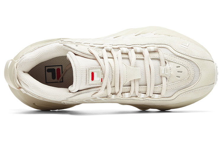 Lookbook FILA斐樂 ADE 復古 低筒 跑步鞋 男款 米色