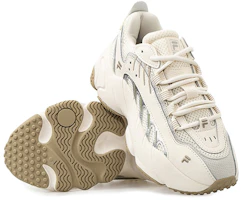 Shop FILA FUSION 斐樂潮牌 ADE 復古 低幫 跑步鞋 男款 白銀