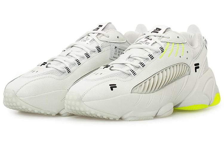 Order 斐乐潮牌 Fila Fusion Ade 复古跑鞋 白黃