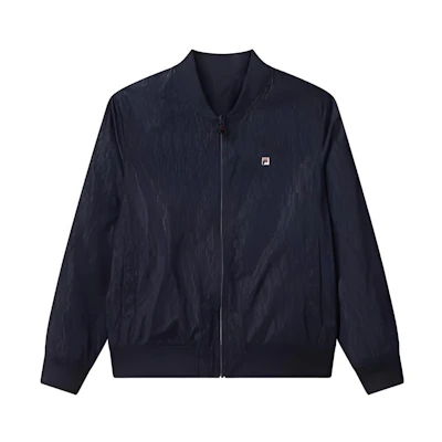 FILA All-Over Logo Zip Jacket Blue F11M111702FNV