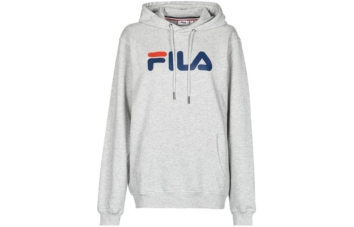 FILA American Style Logo Print Hoodie Sweatshirt - Gray FAU0068800-00