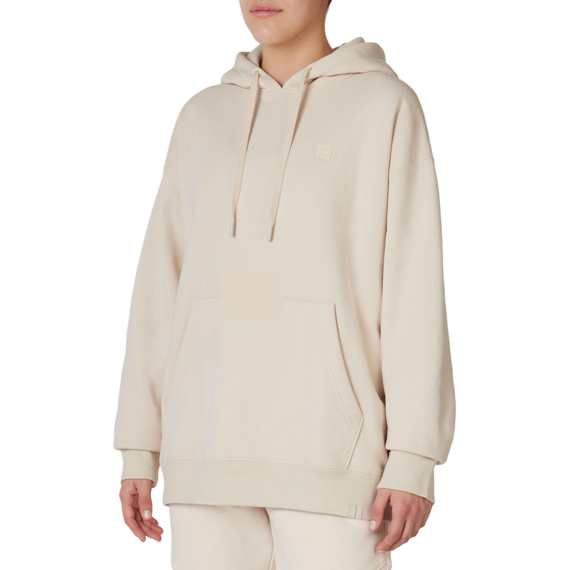 FILA Apex SS24 Unisex Beige Hoodie with Logo - Comfy & Stylish Design LU41E626-921