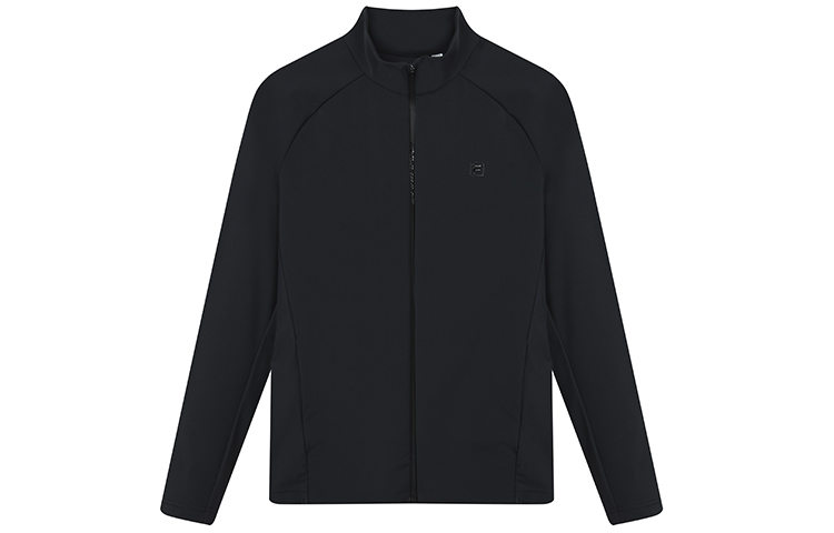 FILA Athletic Knit Zip-Up Jacket in Deep Black A11M215512FBK 圖 2