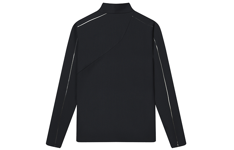 FILA Athletic Knit Zip-Up Jacket in Deep Black A11M215512FBK 圖 3