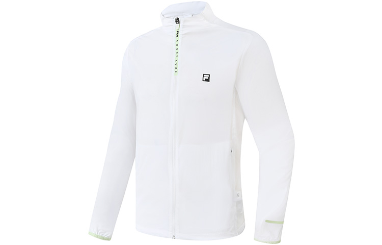 FILA Athletic Logo Lightweight Breathable Jacket - Jade White A11M223703F-WT 圖 2