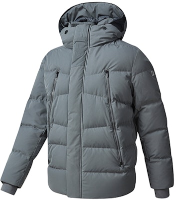 FILA Athletics Basic Grey Hooded Long Sleeve Down Jacket A11M242904FGY Order FILA Athletics Basic Grey Hooded Long Sleeve Down Jacket A11M242904FGY