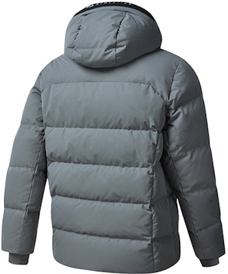 FILA Athletics Basic Grey Hooded Long Sleeve Down Jacket A11M242904FGY Lookbook FILA Athletics Basic Grey Hooded Long Sleeve Down Jacket A11M242904FGY