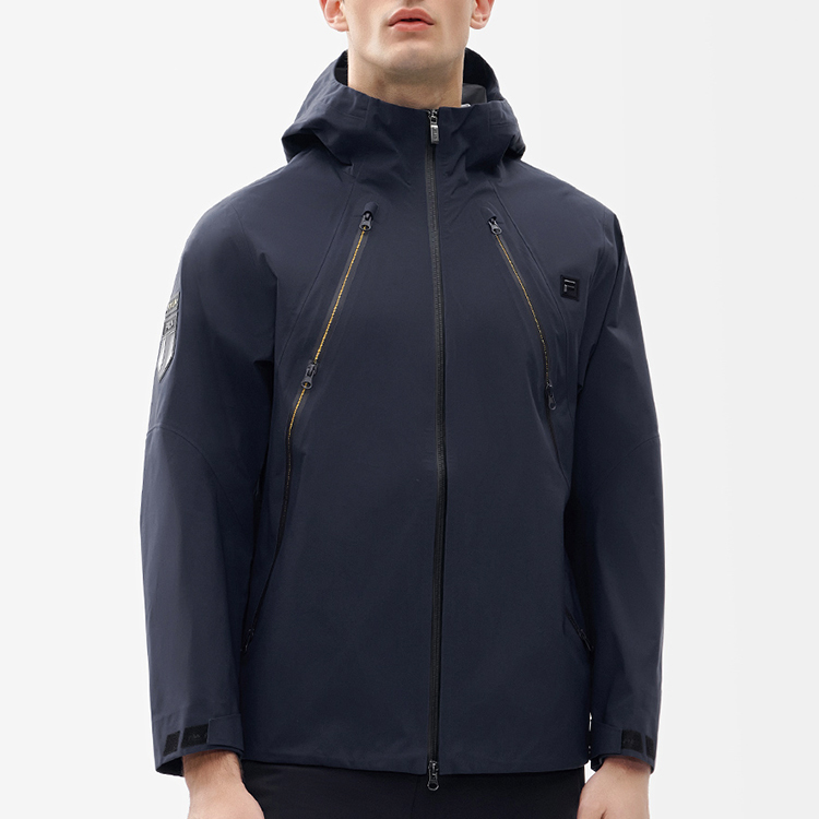 FILA Athletics  Blue Woven Zip-Up Hooded Jacket. A11M211707F-NV 圖 5