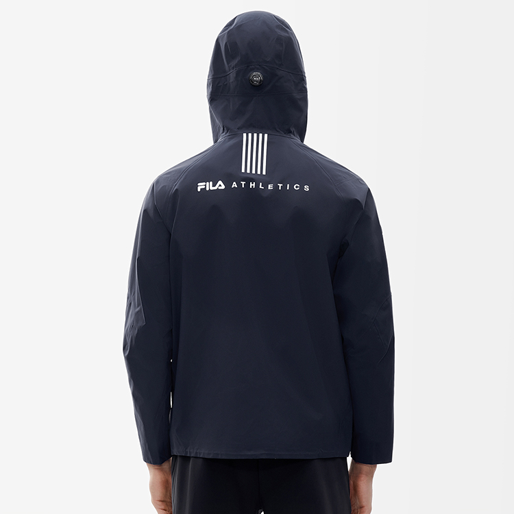 FILA Athletics  Blue Woven Zip-Up Hooded Jacket. A11M211707F-NV 圖 6