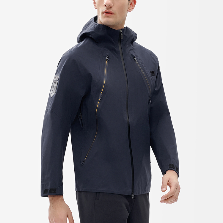 FILA Athletics  Blue Woven Zip-Up Hooded Jacket. A11M211707F-NV 圖 7