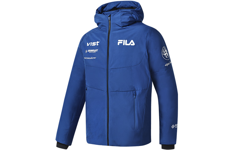 Buy FILA Athletics  Cerulean Blue Logo Puffer Jacket - Windproof & Warm. A11M246909F-BU