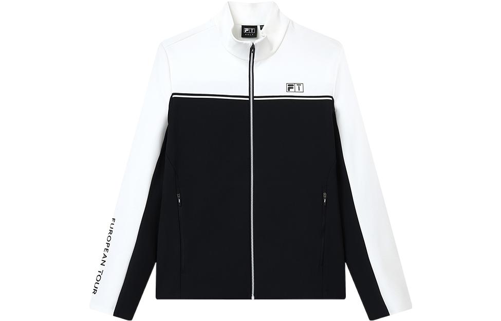 FILA Athletics  Printed Logo Zip-Up Jacket in Legend Blue. A11M215515F-NV 圖 2