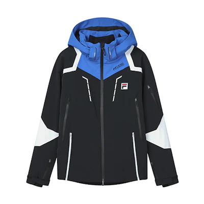 FILA Athletics Winter Outdoor Ski Jacket in Deep Black. A11M146913F-BK