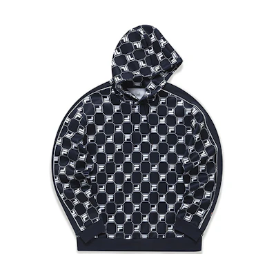 FILA Athletics All-Over Logo Hoodie Casual Pullover A11M143219F-ZA