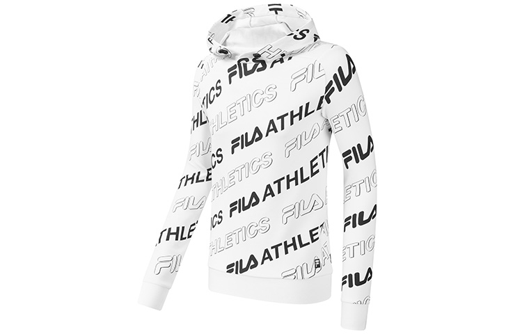 FILA Athletics All-Over Logo White Sweatshirt A11M111244F-PT