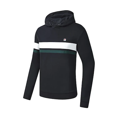 FILA Athletics Basic Colorblock Tennis Logo Knit Sweatshirt Navy () A11M243208F-NV