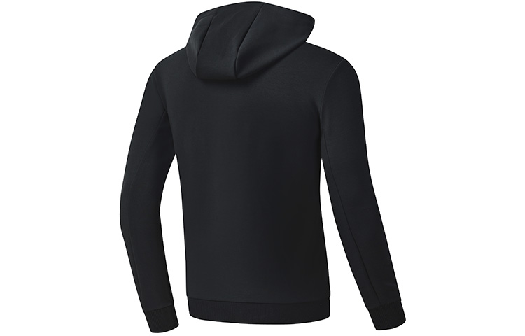 FILA Athletics Basic Logo Black Knit Hoodie Casual Sportswear A11M231211F-BK 圖 3