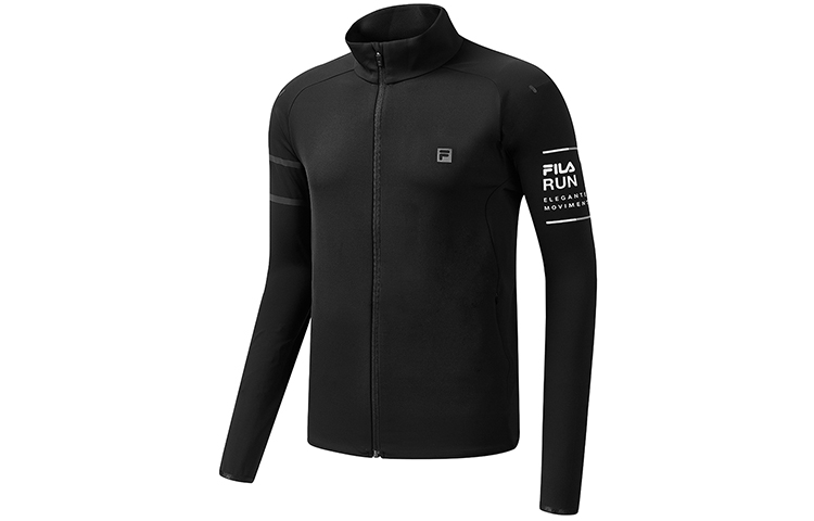 FILA Athletics Black Knit Track Jacket A11M042501F-BK