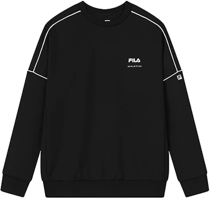 FILA 運動 黑色印花長袖套頭衫 A11M131222FBK Buy FILA 運動 黑色印花長袖套頭衫 A11M131222FBK